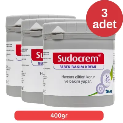 Sudocrem Bebek Bakım Kremi 400 gr x3 - 3