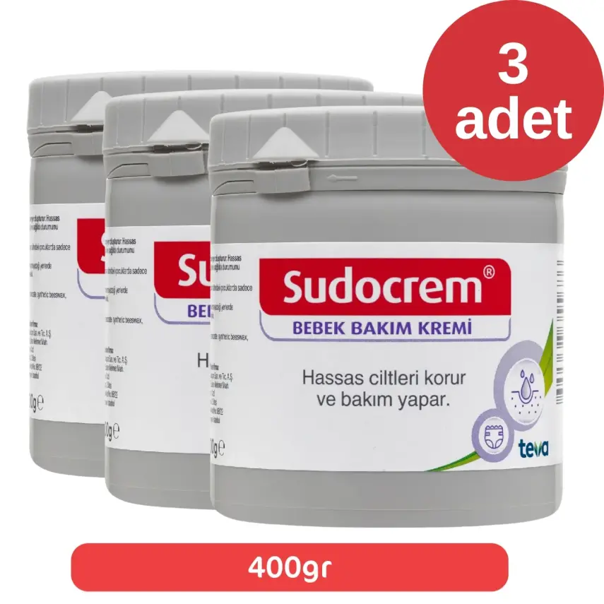 Sudocrem Bebek Bakım Kremi 400 gr x3 - 3