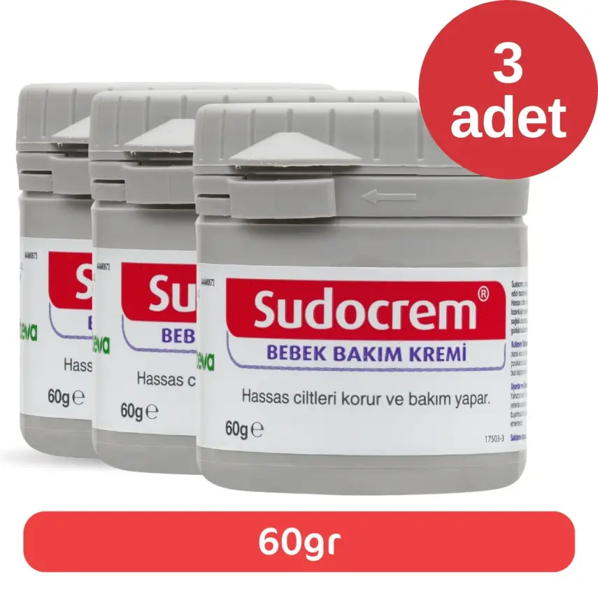 Sudocrem Bebek Bakım Kremi 60 gr x3 - 2