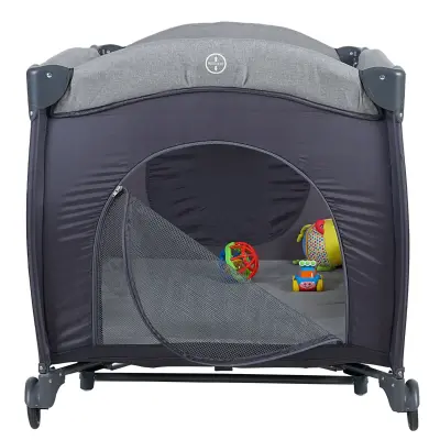 Sunny Baby 9160 Wonderland Müzikli Dönenceli Oyun Parkı 70X120 Cm Gri - 4