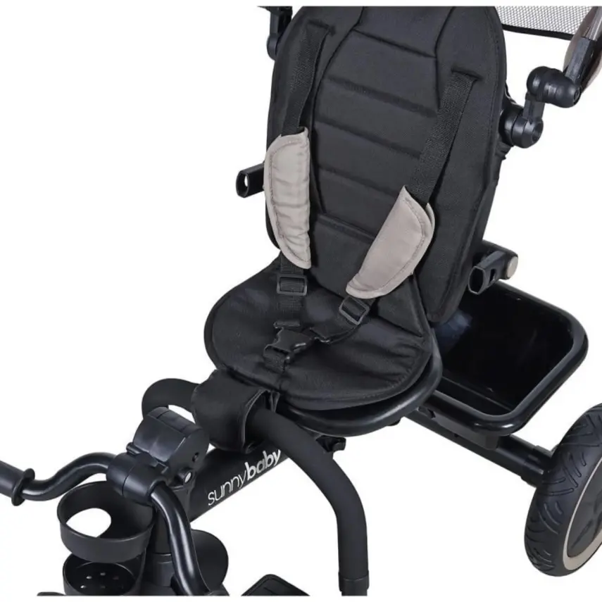 Sunny Baby New Safari Çift Yönlü Üç Tekerli Bisiklet Bej B63  - 7