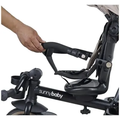 Sunny Baby New Safari Çift Yönlü Üç Tekerli Bisiklet Bej B63  - 9