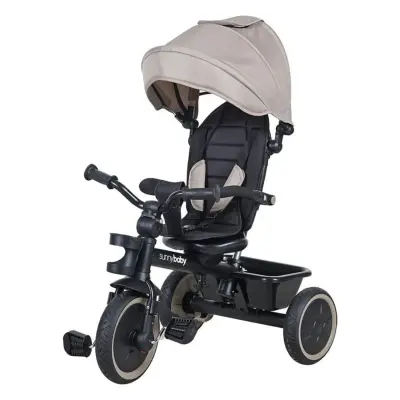 Sunny Baby New Safari Çift Yönlü Üç Tekerli Bisiklet Bej B63  - 8