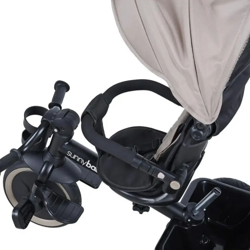 Sunny Baby New Safari Çift Yönlü Üç Tekerli Bisiklet Bej B63  - 12