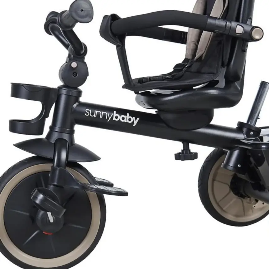 Sunny Baby New Safari Çift Yönlü Üç Tekerli Bisiklet Bej B63  - 11