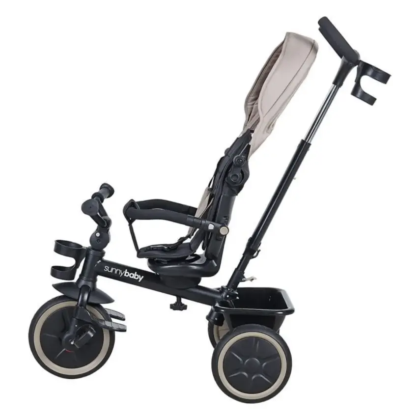 Sunny Baby New Safari Çift Yönlü Üç Tekerli Bisiklet Bej B63  - 4