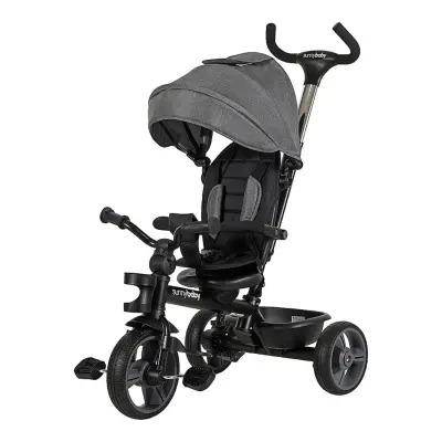 Sunny Baby New Safari Çift Yönlü Üç Tekerli Bisiklet Füme B63 