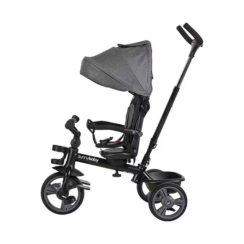 Sunny Baby New Safari Çift Yönlü Üç Tekerli Bisiklet Gri B63  - 3