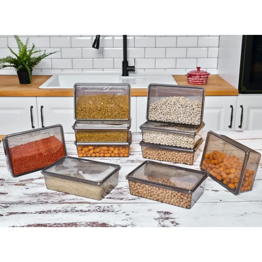 Supercupp Saklama Kabı Gri 1000gr 10lu - 3