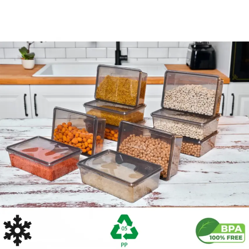 Supercupp Saklama Kabı Gri 1000gr 10lu - 2