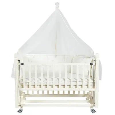 Tahterevalli Cuppa Beşik 60x120 cm Krem ve Krem Uyku Seti - 2