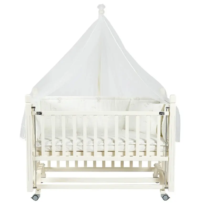 Tahterevalli Cuppa Beşik 60x120 cm Krem ve Krem Uyku Seti - 2