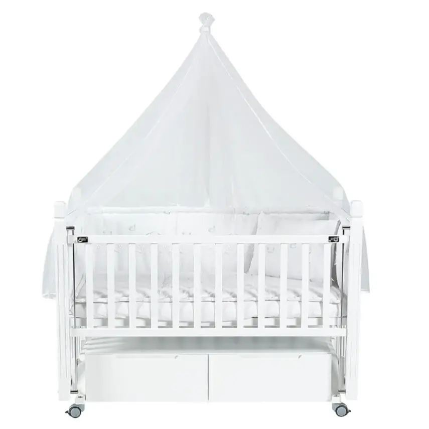 Tahterevalli Viva Beşik 60x120 cm Beyaz ve Beyaz Uyku Seti - 2