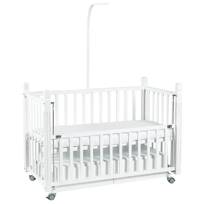 Tahterevalli Viva Beşik 60x120 cm Beyaz ve Mavi Uyku Seti - 5