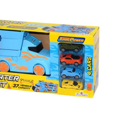 Taşıyıcı Tır 4 Arabalı Trafik Setli - 2