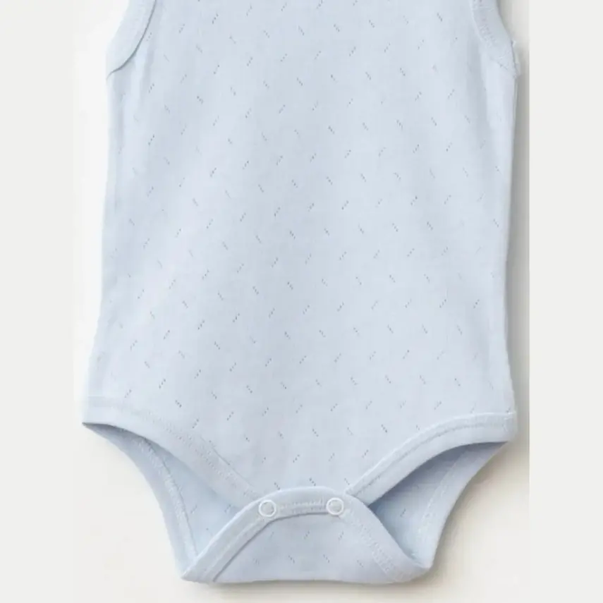 Tiffany Atlet Body %100 Pamuklu Çıtçıtlı Basic 3'lü Set Body Zıbın Karışık Renk Erkek Bebek - 7