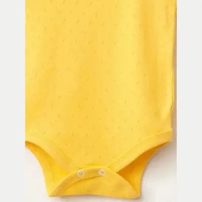 Tiffany Atlet Body %100 Pamuklu Çıtçıtlı Basic 3'lü Set Body Zıbın Karışık Renk Kız Bebek - 5