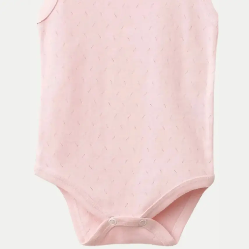 Tiffany Atlet Body %100 Pamuklu Çıtçıtlı Basic 3'lü Set Body Zıbın Karışık Renk Kız Bebek - 6