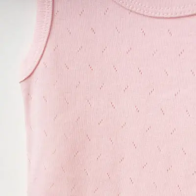 Tiffany Atlet Body %100 Pamuklu Çıtçıtlı Basic 3'lü Set Body Zıbın Pembe Kız Bebek - 2