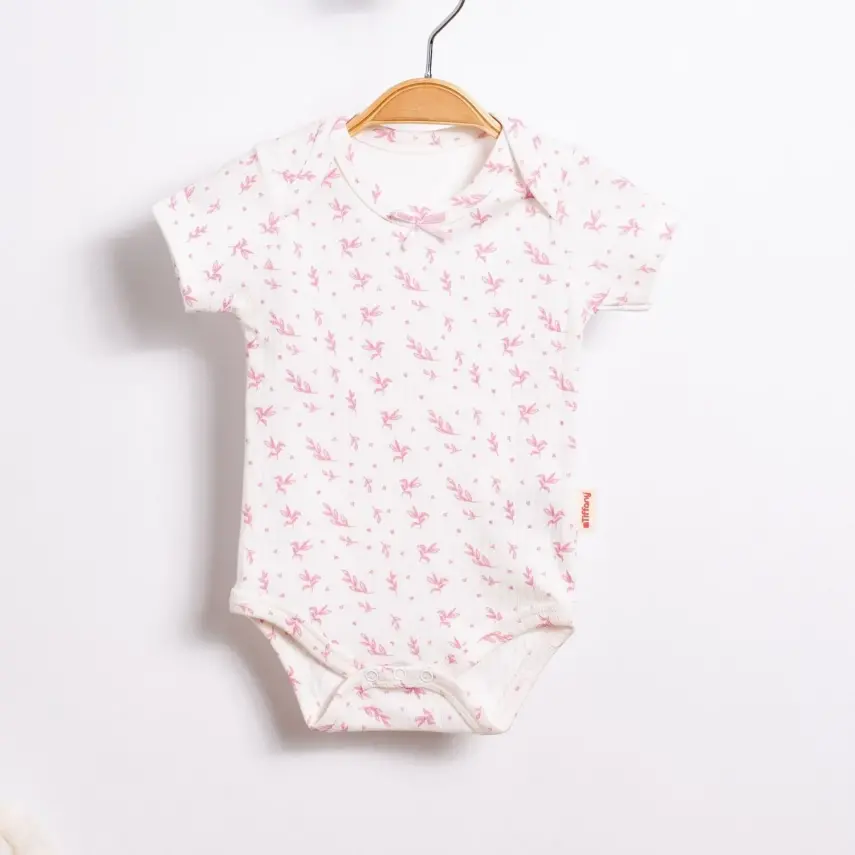 Tiffany Bebek Body Kısa Kol Wildflowers Theme - 1