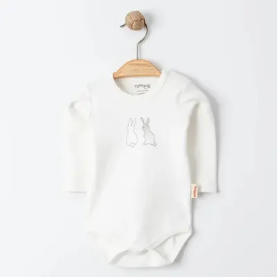 Tiffany Bebek Body Takımı Uzun Kol 3lü Rabbit Theme - 4