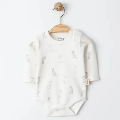Tiffany Bebek Body Takımı Uzun Kol 3lü Rabbit Theme - 2