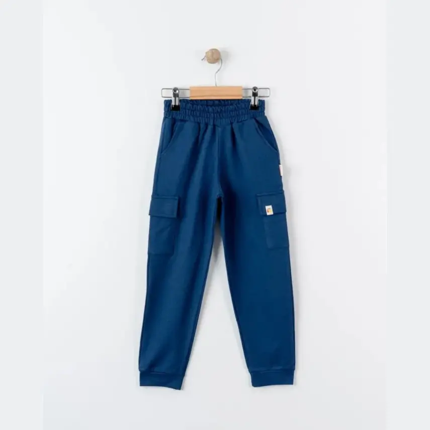 Tiffany Bebek Eşofman Altı Kargo Cepli Oversize Theme Lacivert - 3