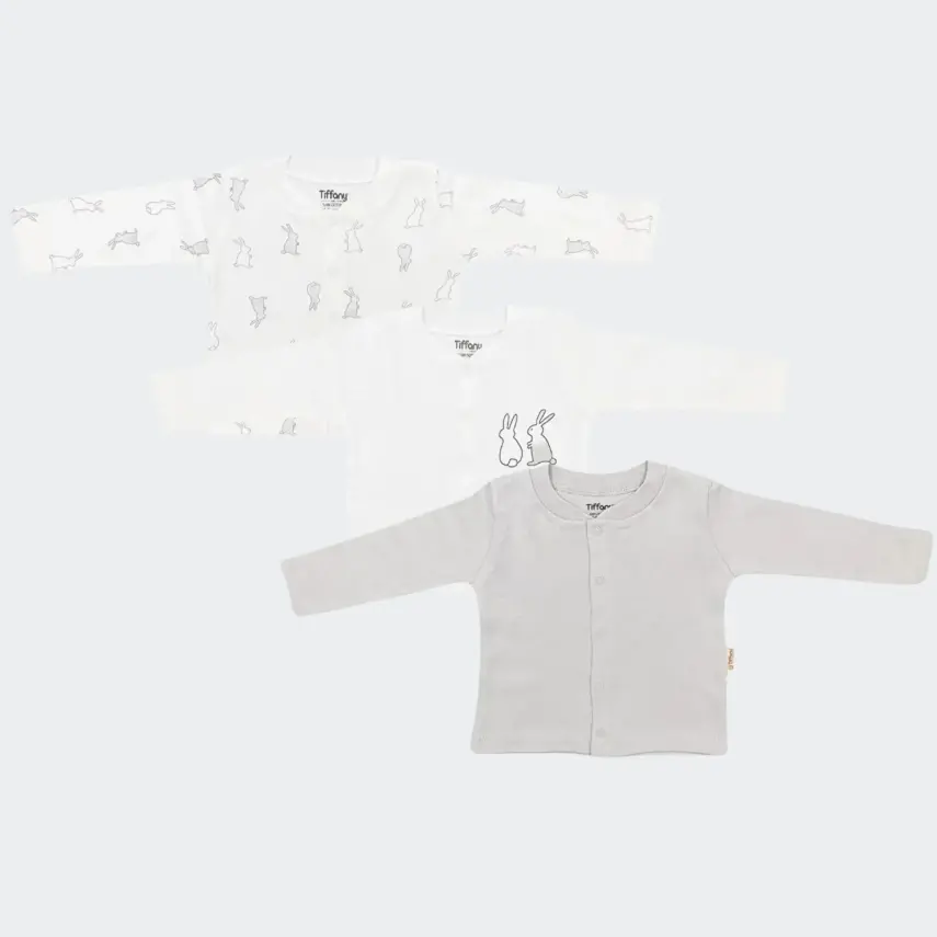 Tiffany Bebek Hırka 3lü Rabbit Theme - 1