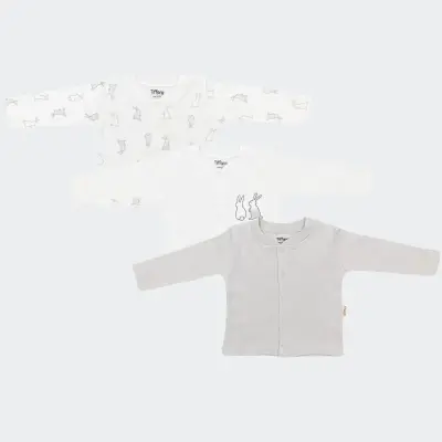 Tiffany Bebek Hırka 3lü Rabbit Theme - 3