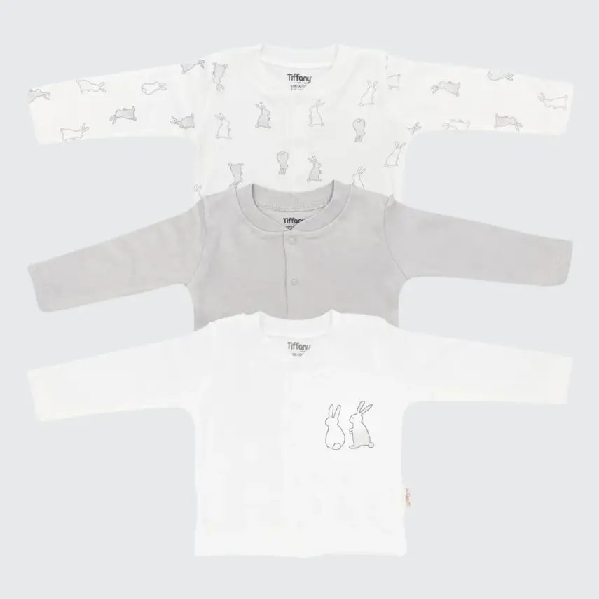 Tiffany Bebek Hırka 3lü Rabbit Theme - 7