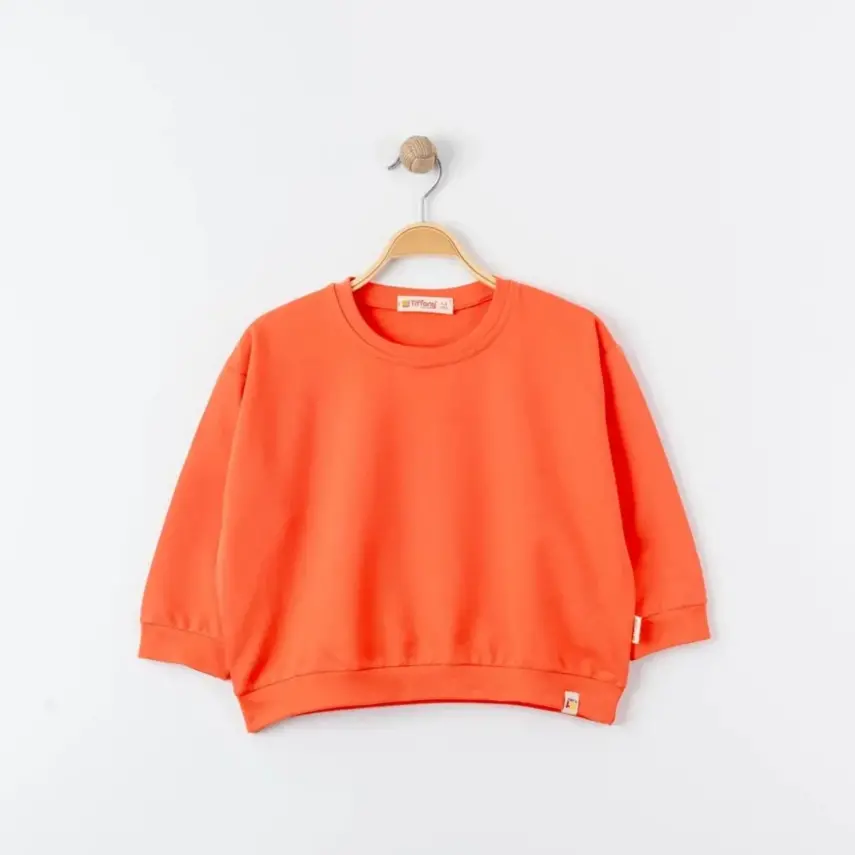 Tiffany Bebek Sweatshirt Oversize Theme Mercan - 1