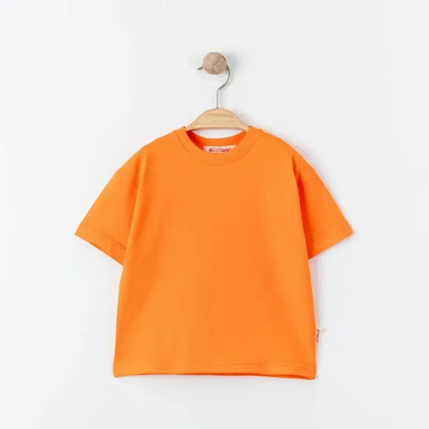 Tiffany Bebek T-Shirt Basic Süprem Turuncu - 2