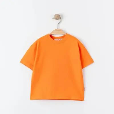 Tiffany Bebek T-Shirt Basic Süprem Turuncu - 3