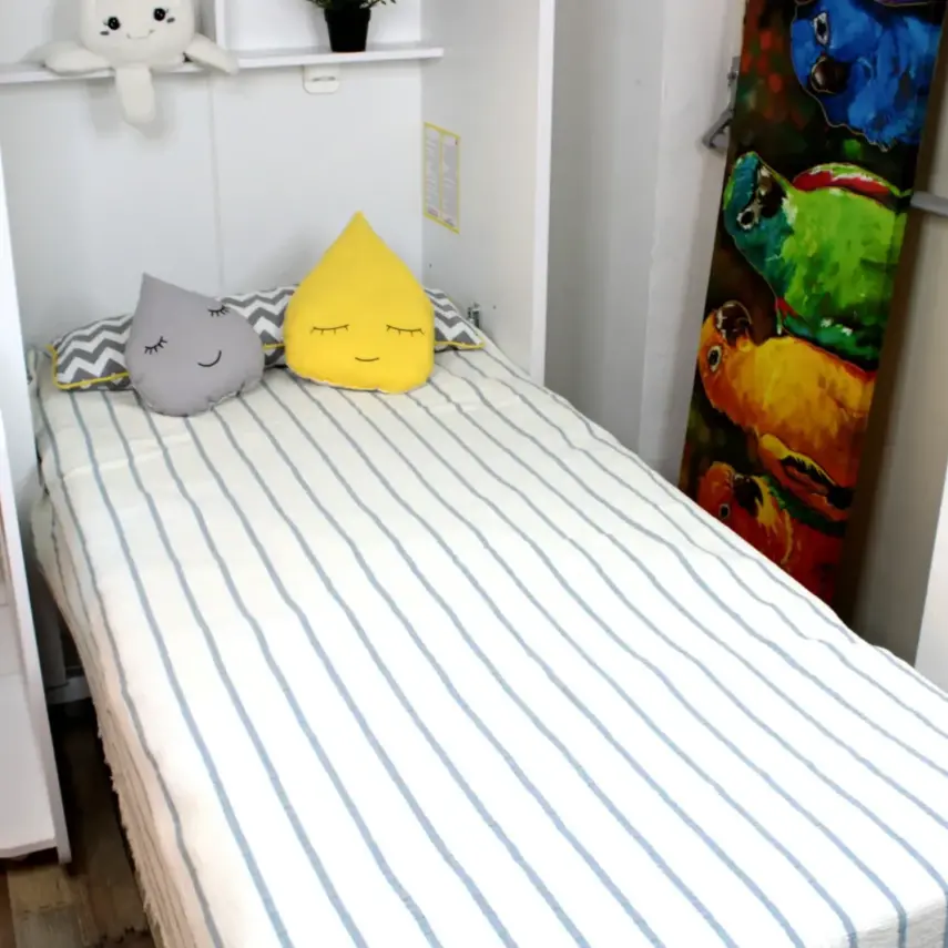 Tiffany Çift Taraflı Müslin Yatak Örtüsü Ve Battaniye 160*195 Lacivert - 1