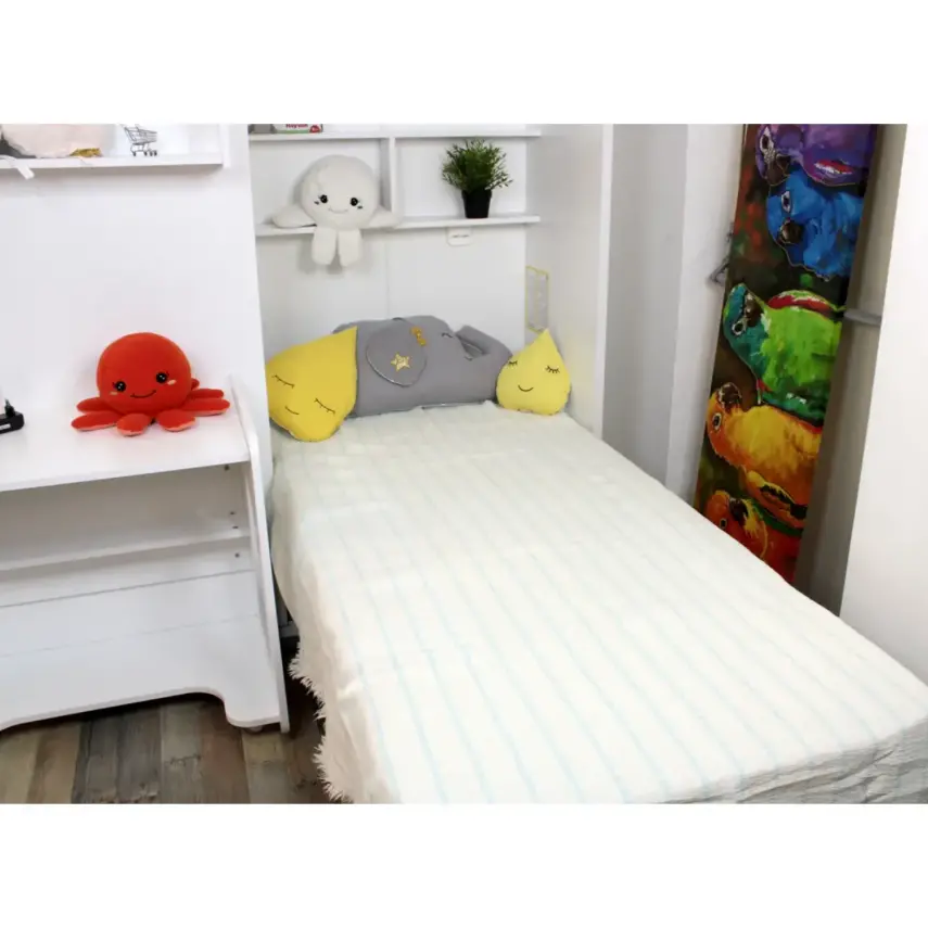 Tiffany Çift Taraflı Müslin Yatak Örtüsü Ve Battaniye 160*195 Mint - 1