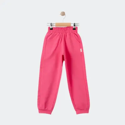 Tiffany Çocuk Eşofman Altı Oversize Theme Fuşya 