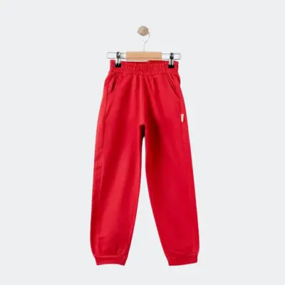 Tiffany Çocuk Eşofman Altı Oversize Theme Kırmızı - 2