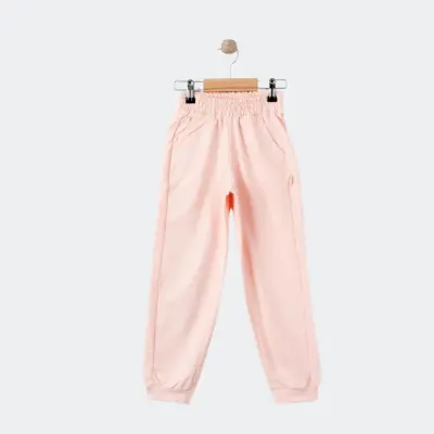 Tiffany Çocuk Eşofman Altı Oversize Theme Pudra - 3