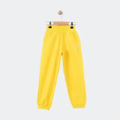 Tiffany Çocuk Eşofman Altı Oversize Theme Sarı - 3