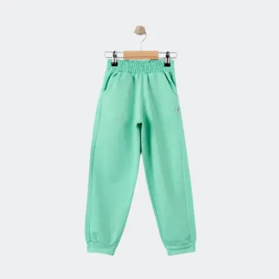 Tiffany Çocuk Eşofman Altı Oversize Theme Turkuaz 