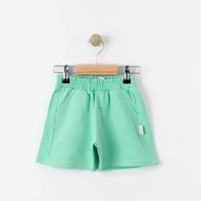 Tiffany Çocuk Şortu Oversize Theme Turkuaz 