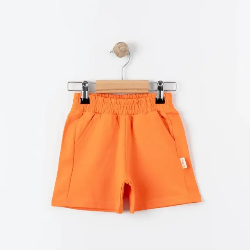 Tiffany Çocuk Şortu Oversize Theme Turuncu - 1