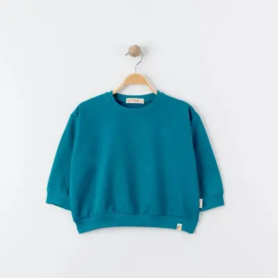 Tiffany Çocuk Sweatshirt Oversize Theme Mint - 2
