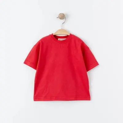 Tiffany Çocuk T-Shirt Basic Süprem Kırmızı - 2
