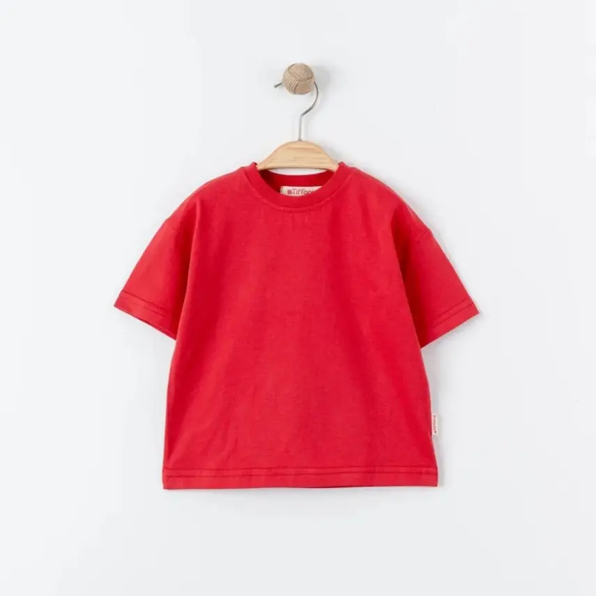 Tiffany Çocuk T-Shirt Basic Süprem Kırmızı - 2
