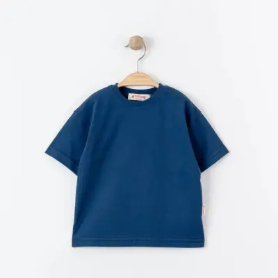 Tiffany Çocuk T-Shirt Basic Süprem Lacivert 