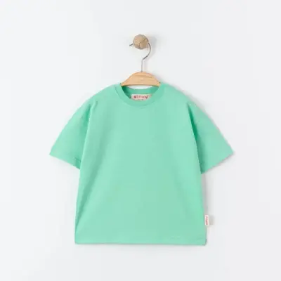 Tiffany Çocuk T-Shirt Basic Süprem Turkuaz 