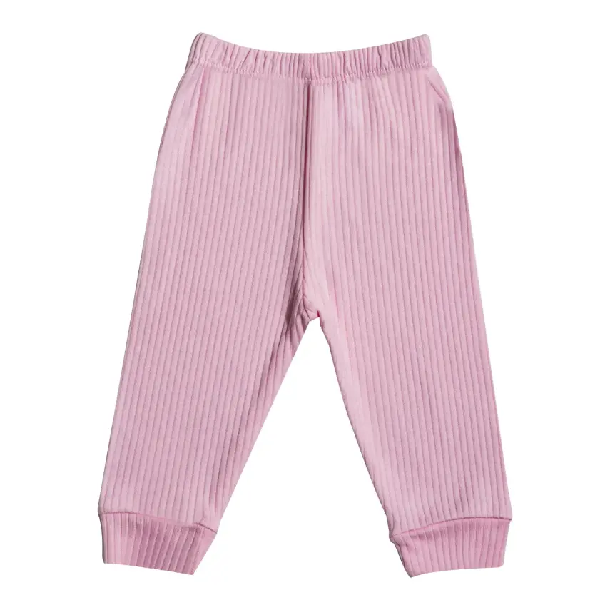 Tiffany Kız Pantolon Patiksiz Raporlu Basic Theme Pembe - 1