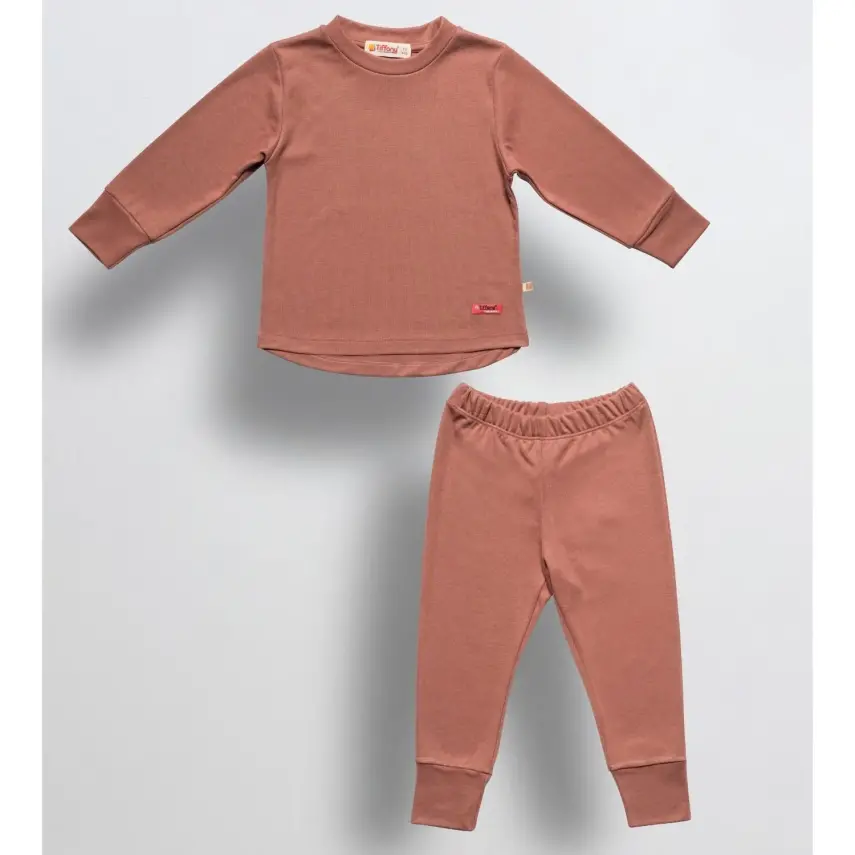 Tiffany Kız Termal Pijama Takımı Pembe - 8