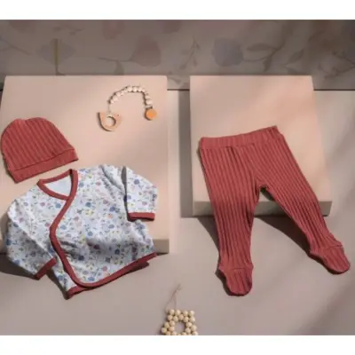 Tiffany Kız Zıbın Takımı 3lü Flowers Theme